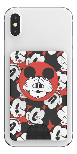 Carteira Popsockets Popwallet+ Mickey Face Pattern Suporte
