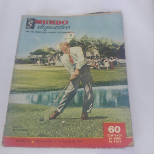 Revista Mundo Deportivo 46 Roberto De Vicenzo Golf