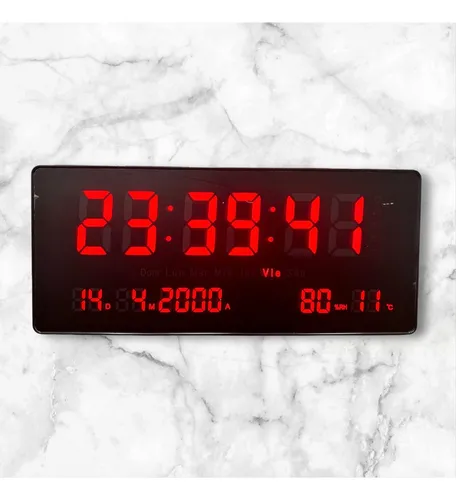 Reloj digital led rojo sale