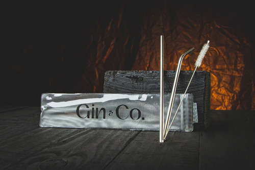 Imagem 3 de 5 de Kit 2 Canudos Inox + 1 Escova