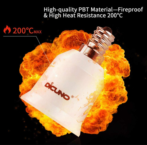 Convertidor Adaptador Socket De Bombilla E12 A Foco E26 E27
