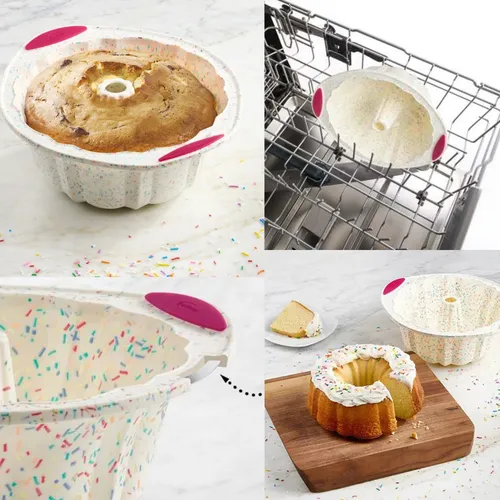 Molde De Silicona Tortas Antiadherente Trudeau Confetti