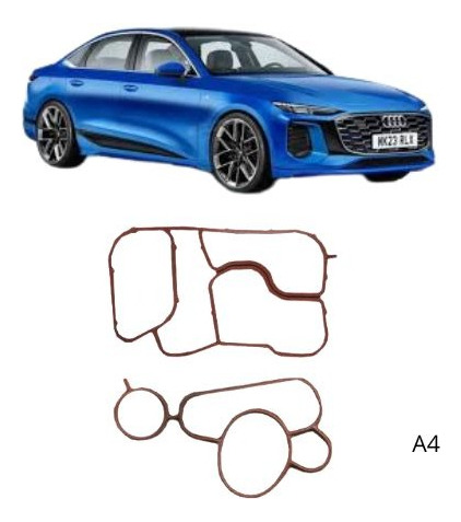 Kit Junta Resfriador Radiador Oleojetta Passat Golf A1 A3 A5