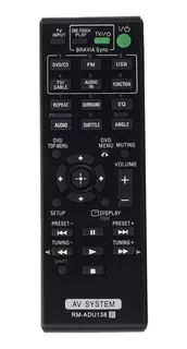 Mando A Distancia Para Sistema Av Home Theater Rm-adu138 Dav