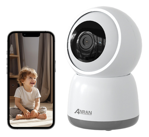 Monitor Para Bebé Cámara De Seguridad Inalámbrico 5mp-anran
