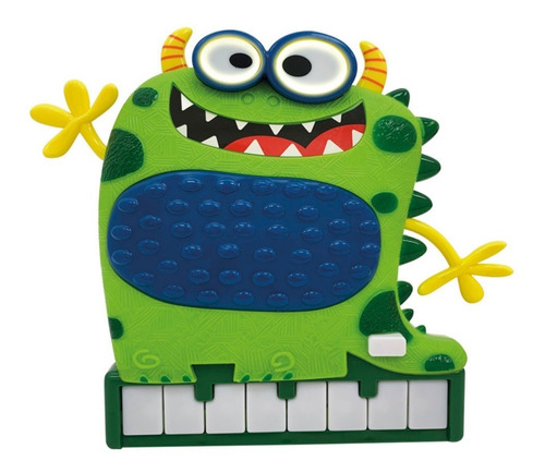 Cartoon Monsters Piano Con Luz Y Sonidos Original Ditoys 