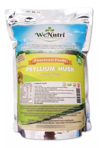 Psyllium Psillium Premium 500g Wenutri C Laudo E Nota Fiscal