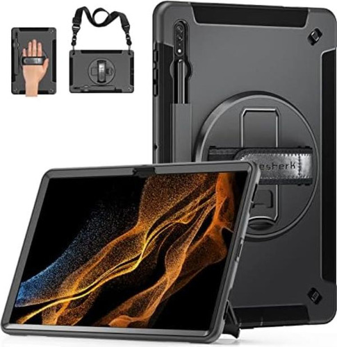 Funda Miesherk P/ Galaxy Tab S8 Ultra De 14,6 Pulgadas