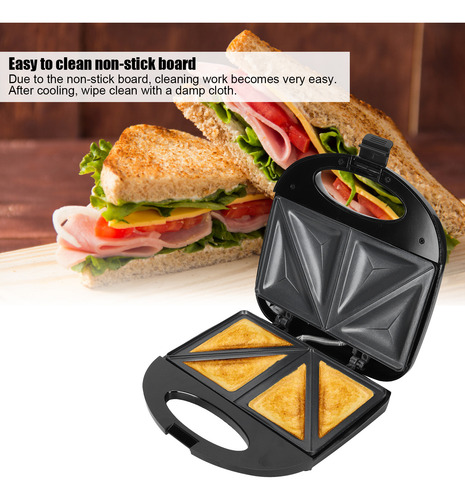 Sandwichera Automática Eléctrica De Doble Cara 220v 750w