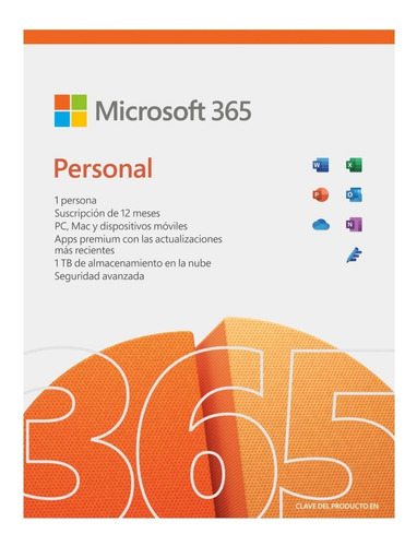 Imagen 2 de 3 de Microsoft 365 Personal (1 Persona, Suscripción 12 Meses)