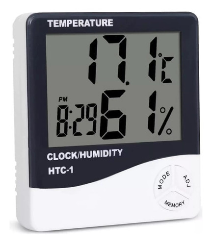 Reloj Despertador Digital Con Termometro De Ambiente Y Medid