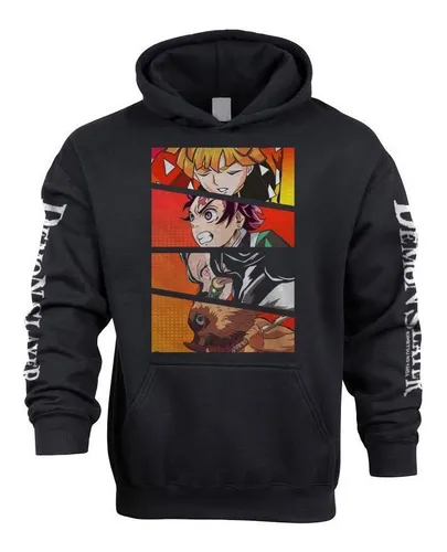 Sudadera Demon Slayer Anime Kimetsu No Yaiba Capucha –