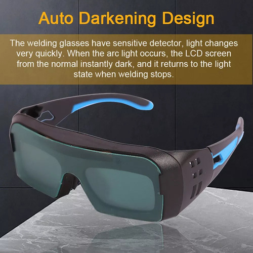 Óculos De Soldagem Power Auto Darkening,