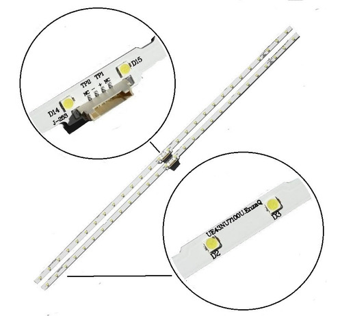 Kit Leds Para Un43nu6900 / Un43nu6900f (28led)- Alum, Nvo