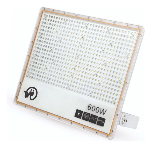 Reflector Led Compacto 600w 6500k Luz Fria Ip66 Exteriores