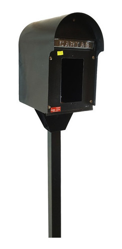 Imagen 1 de 5 de Buzon Cartero Frente Con Poste Para Portero Electrico