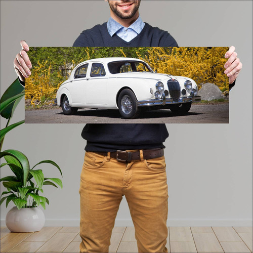 Cuadro 30x80cm Auto 1955 Jaguar Mark 1 Auto 69