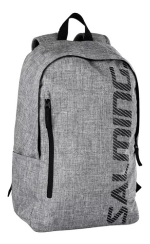 Mochila Salming Bleecker Urbana Backpack 18lt Color Gris Diseño de la tela Liso