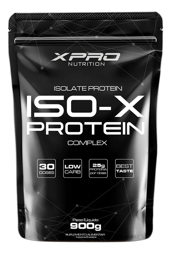 Whey Protein Isolado X-pro Nutrition ISO-X Sabor Banana 900g