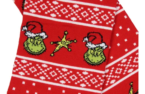 Bufanda Tejida Dr. Seuss How The Grinch Stole Christ. Unisex