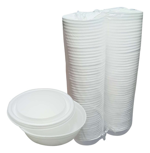 Marmitex Isopor Térmica Com Tampa Spumapac N8 Com 100 Un