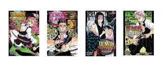 Combo Demon Slayer/ Kimetsu No Yaiba 14 ,15, 16 Y 17 - Manga