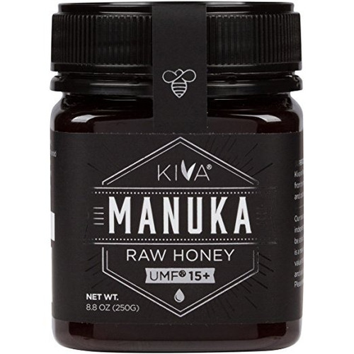 Kiva Certificado Umf 15+ Raw Miel De Manuka (8,8 Oz) De