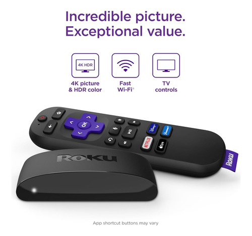 Roku Express 4k+ Streaming Hdr Con Control De Voz