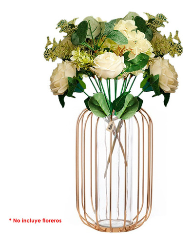 Soku Bouquet Rosas Flores Evento Quinceñera Boda Centro Mesa Color Blanco