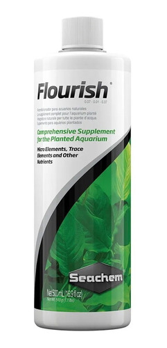 Seachem Flourish 500ml Fertilizante Plantas Aquario Plantado