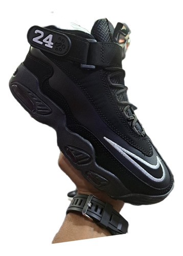 Botas Zapatos Jordan 24 Ken Griffin Retro Negra Blanca Zoom 