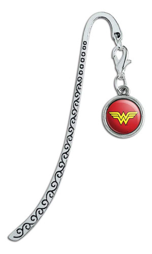 Marcapagina Metal Logotipo Clasico Wonder Woman