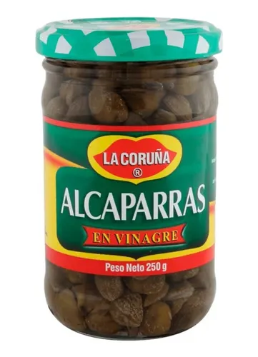 Alcaparras En Vinagre La Coruña Frasco 250 G