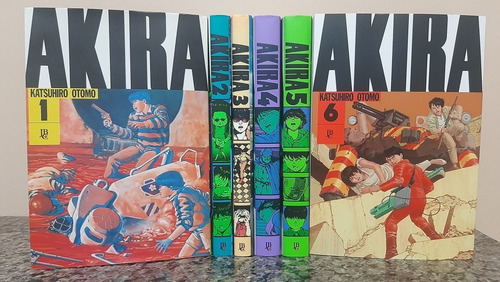 Mangás Akira Volumes 1 Ao 6 Coleção Completa