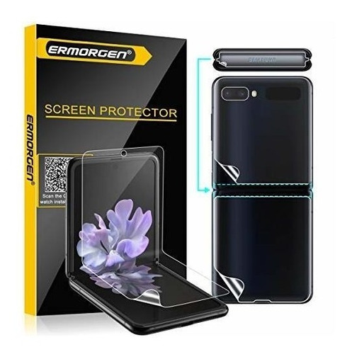 Ermorgen Protector Compatible Con Samsung Galaxy Z Flip 5g 2