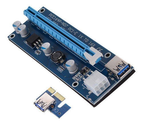 Riser Pci-e 16x A 1x - Ext X Usb 3.0 60 Cm Mineria V 007 Rig