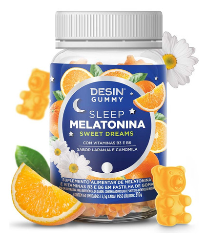 Desin Gummy Sleep Melatonina (60 Gummies)