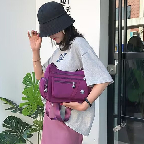 Lz Bolso De Hombro De Estilo Coreano En Color Liso Para