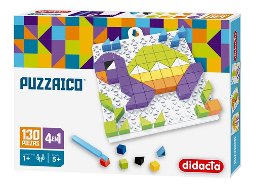 Puzzaico Didacta Diseño Tortuga 4 En 1 Con 130 Piezas Loi