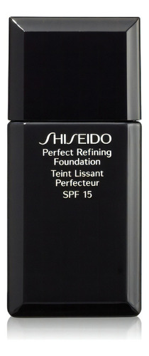 Base de maquiagem Shiseido Perfect Refining Foundation FPS 15 tom d30 very rich  brown
