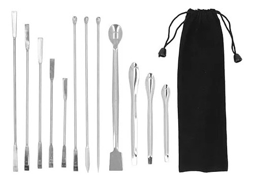 Espátula De Laboratorio De Acero Inoxidable Cuchara, 12pcs