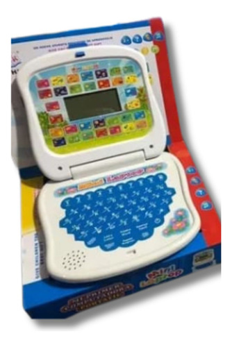 Mini Laptop Bilingue Interactiva Educativa Juguete Infantil Color Azul