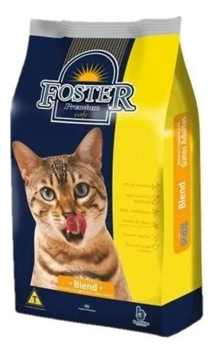 Ração Foster Premium Cats Blend Para Gatos Bichanos 8 Kg