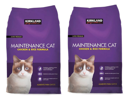 2pz Alimento Para Gato Pollo/arroz 11.3kg Kirkland Signature