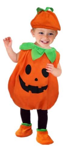 Traje Halloween Bebé Niña Fiesta Disfraces Calabaza