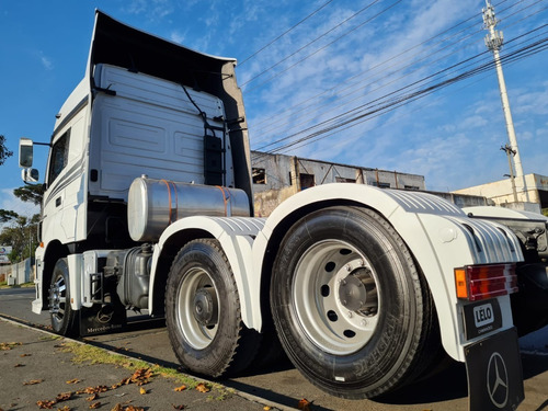 Imagem 8 de 19 de Mercedes Benz Axor 2544 6x2 Trucado Ano 2010 Com Ar