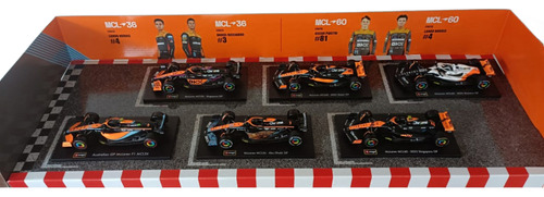 Bburago 6 Autos Coleccionables F1 Escala 1:43 Color Mclaren