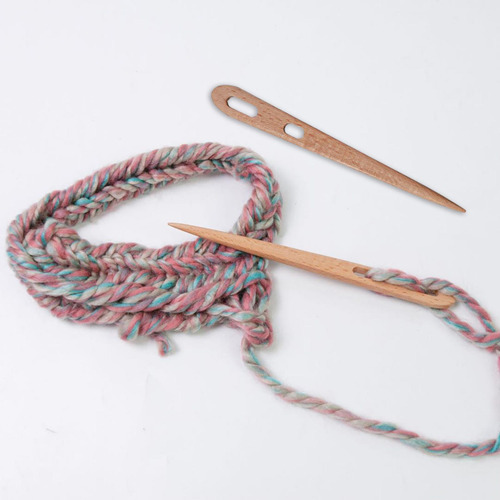 2x De Tricô Diy Fio Tecelagem Suprimentos Para Tecelagem