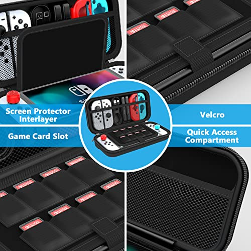 Pack De Funda Protectora Para Nintendo Switch Oled - Black