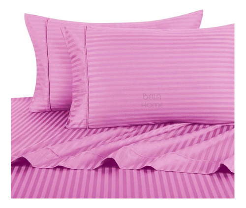 Fundas Para Almohada Elegance  X 2 Unidades 50x70 Cm Rosado